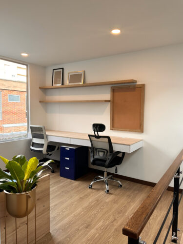 Diseño Interior de estudio - Proyecto Mosquera - Millenium Brokers pisos e interiorismo