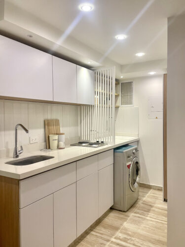 Diseño Interior cocina-lavadero proyecto calle 170 - Millenium Brokers pisos e interiorismo