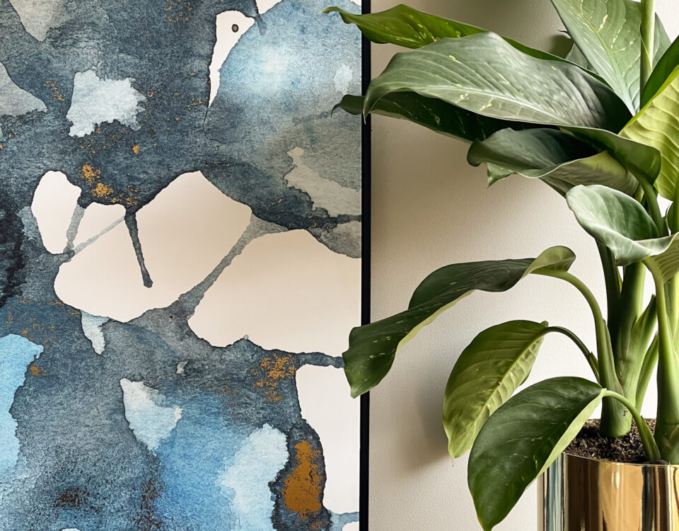Proyecto Apto Chico Norte - Cuadro y Planta decorativa -Millenium Brokers Pisos e Interiorismo