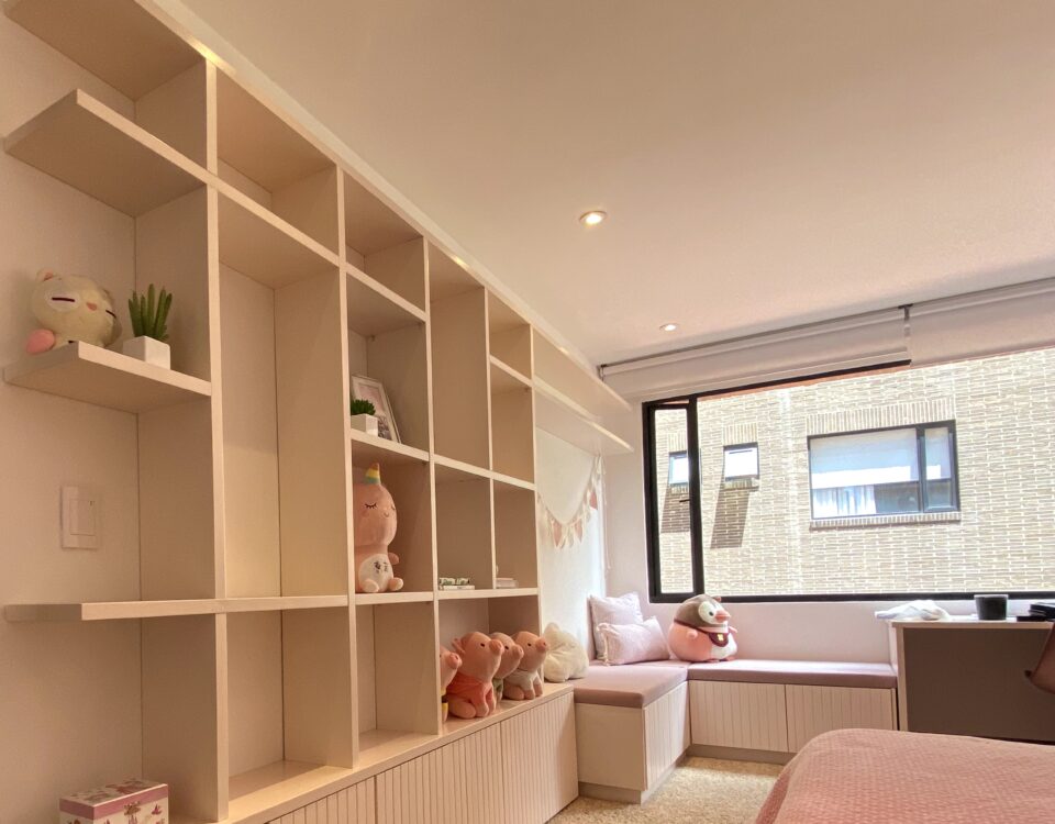 diseño interior habitación Ana Vista general - Millenium Brokers Pisos e Interiorismo